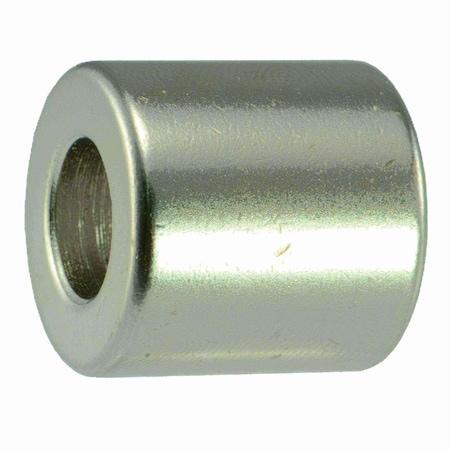 Midwest Fastener Round Spacer, Polished Stainless Steel, 3/4 in Overall Lg, 3/8 in Inside Dia, 3 PK 33345